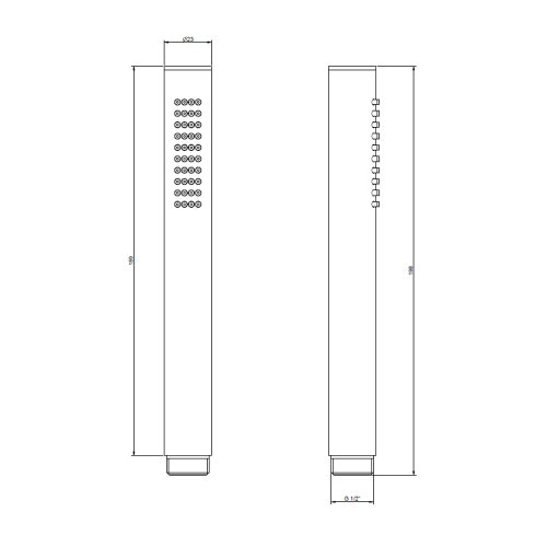 Immagine di Gessi SHOWER doccetta anticalcare, finitura cromo 14371#031