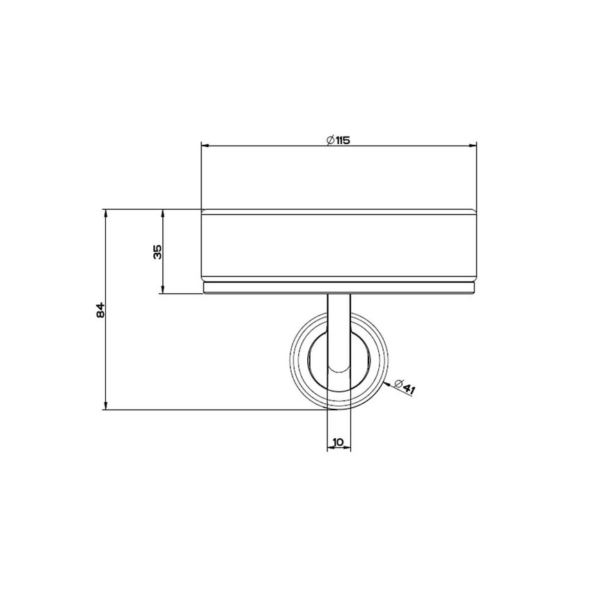 Immagine di Gessi INCISO ACCESSORIES porta sapone a parete colore nero, finitura cromo 58502#031