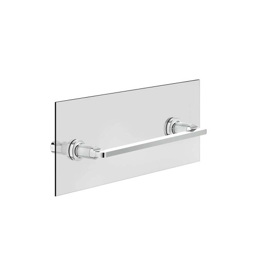 Immagine di Gessi INCISO ACCESSORIES maniglia e portasalvietta per vetro 30 cm, finitura cromo 58613#031