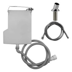 Immagine di Gessi Sistema di recupero acqua per flessibile doccetta, installazione bordo vasca, finitura cromo 65050#031