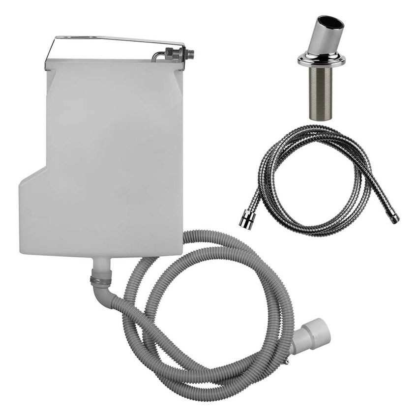 Immagine di Gessi Sistema di recupero acqua per flessibile doccetta, installazione bordo vasca, finitura cromo 65050#031