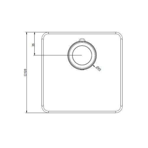 Immagine di Gessi VENTI20 SHOWER miscelatore termostatico alta portata a parete, finitura cromo 65316#031