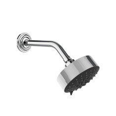 Immagine di Gessi VENTI20 soffione a parete orientabile multifunzione, Ø 12.9 cm, finitura cromo 65158#031