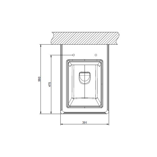 Immagine di Gessi Vaso in ceramica a parete (6 litri) con sifone integrato, cerniere e sedili non inclusi, colore bianco finitura lucido 46754#518