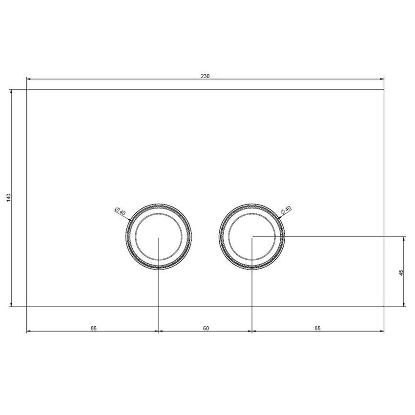 Immagine di Gessi TOTAL LOOK placca di finitura per VIEGA PREVISTA 12, finitura cromo 54661#031