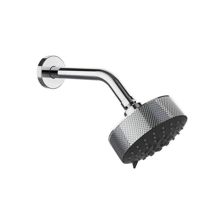 Immagine di Gessi ANELLO soffione anticalcare a parete orientabile Ø 12.9 cm, multifunzione, finitura cromo 63356#031