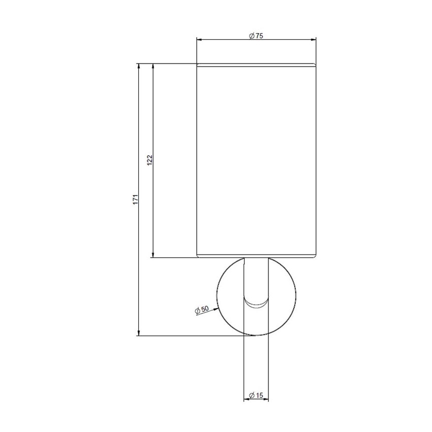 Immagine di Gessi ANELLO porta bicchiere a parete colore nero, finitura cromo 63708#031