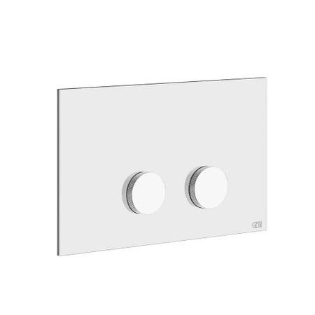 Immagine di Gessi ANELLO DIAMANTATO placca di finitura per SANIT, Villeroy&Boch ViConnect 92246100 e 92247600, finitura cromo 54631#031