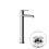 Immagine di Gessi INGRANAGGIO miscelatore lavabo H.33 cm, con piletta Stop&Go e flessibili di collegamento, finitura cromo 63503#031