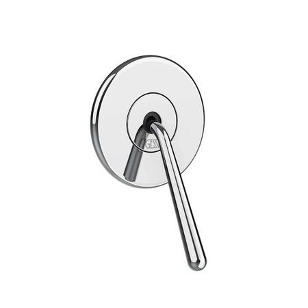 Immagine di Gessi GOCCIA parte esterna miscelatore a parete 1 via, finitura cromo 33044#031