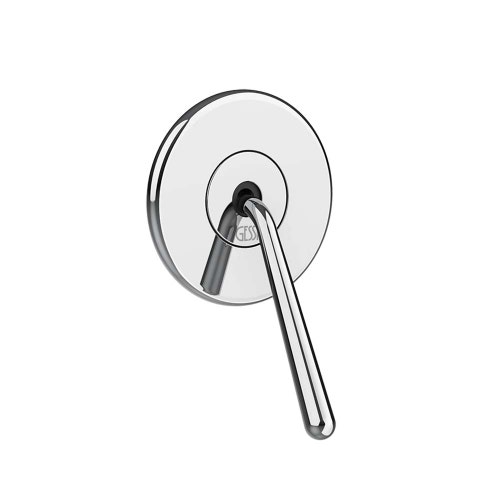 Immagine di Gessi GOCCIA parte esterna miscelatore a parete 1 via, finitura cromo 33044#031