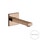 Gessi RETTANGOLO bocca vasca a parete, bocca lunghezza personalizzabile, finitura copper PVD 20121#030