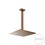 Immagine di Gessi RETTANGOLO soffione anticalcare a soffitto, braccio altezza personalizzabile, finitura copper brushed PVD 15199#708