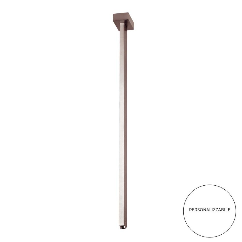 Immagine di Gessi RETTANGOLO bocca a soffitto altezza personalizzabile, finitura cromo 20199#031