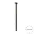 Immagine di Gessi RETTANGOLO bocca a soffitto altezza personalizzabile, finitura black metal brushed PVD 20199#707
