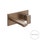 Gessi RETTANGOLO miscelatore a parete, bocca lunghezza personalizzabile, senza scarico, finitura copper brushed PVD 44834#708
