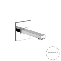 Immagine di Gessi RETTANGOLO bocca a parete bocca lunghezza personalizzabile, finitura cromo 20118#031