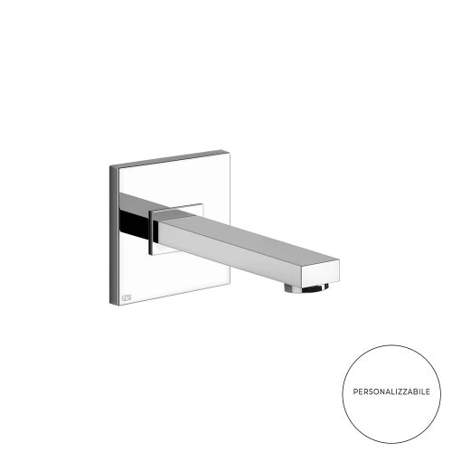 Immagine di Gessi RETTANGOLO bocca a parete bocca lunghezza personalizzabile, finitura cromo 20118#031