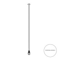 Immagine di Gessi GOCCIA bocca a soffitto, lunghezza personalizzabile, da completare con comando remoto non incluso, finitura cromo 33799#031