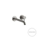 Immagine di Gessi 316 FLESSA miscelatore lavabo bocca lunghezza personalizzabile, senza scarico, finitura steel brushed 54089#239