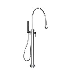 Immagine di Gessi GOCCIA parte esterna Piantana Esterno vasca, finitura cromo 33029#031