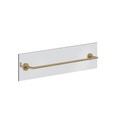 Immagine di Gessi ACCESSORIES maniglia e porta salvietta L.60 cm per vetro, finitura warm bronze brushed PVD 63728#726