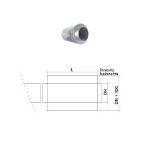 Immagine di Irsap SPC silenziatore circolare passivo L.90 cm DN160 A00SIL0900160C0
