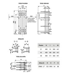 Immagine di Unical E50W-45X scambiatore piastre inox DN50 00362949