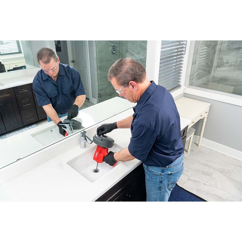 Immagine di Ridgid EZ SPIN Sturalavandini con AUTOFEED®, cavo da 6mm lunghezza 7,6m 80168