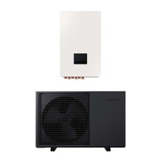 Immagine di Samsung EHS QUINT R32 sistema integrato composto da pompa di calore monofase 12 kW e sistema Hydro Unit S2 2 ZONE per riscaldamento, raffrescamento e produzione ACS, comando remotizzabile con Wi-Fi incluso AE125HCTPES/EU+AE160DNZMPK/EU