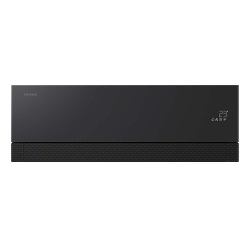 Immagine di Samsung WINDFREE Première climatizzatore a parete monosplit inverter A+++/A++, Wi-Fi e AI colore Soapstone Charcoal | unità esterna 2.5 kW unità interna 9000 BTU F-AR09PRB