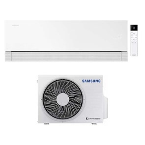 Immagine di Samsung WINDFREE Première Plus climatizzatore a parete monosplit inverter A+++/A+++, Wi-Fi e AI colore Essential White | unità esterna 2.5 kW unità interna 9000 BTU F-AR09PRP