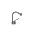 Immagine di Gessi GOCCIA miscelatore bidet, senza scarico, con flessibili di collegamento, finitura black metal brushed GHRC 33607#126