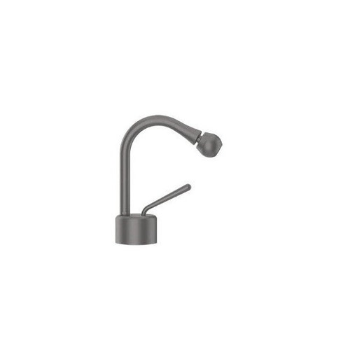 Immagine di Gessi GOCCIA miscelatore bidet, senza scarico, con flessibili di collegamento, finitura black metal brushed GHRC 33607#126