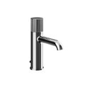 Immagine di Gessi HABITO RIGATO miscelatore lavabo H.19 cm, con scarico e flessibili di collegamento, finitura cromo 70501#031