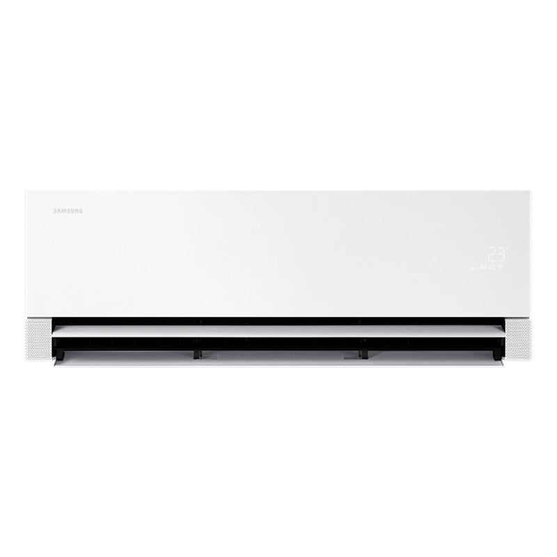 Immagine di Samsung WINDFREE Première climatizzatore a parete monosplit inverter A++/A+, Wi-Fi e AI colore Essential White | unità esterna 5 kW unità interna 18000 BTU F-AR18PRE