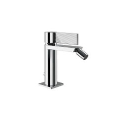 Immagine di Gessi INVERSO RIGATO miscelatore bidet, con scarico e flessibili, finitura cromo 73507#031