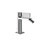Immagine di Gessi INVERSO RIGATO miscelatore bidet, con scarico e flessibili, finitura cromo 73507#031