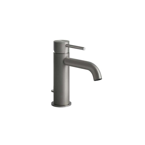 Immagine di Gessi 316 FLESSA miscelatore lavabo con scarico e flessibili di collegamento, finitura steel brushed 54001#239