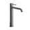 Immagine di Gessi 316 MECCANICA miscelatore lavabo alto bocca lunga con scarico con flessibili di collegamento, finitura steel brushed 54203#239
