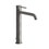 Immagine di Gessi 316 INTRECCIO miscelatore lavabo alto bocca lunga con scarico con flessibili di collegamento, finitura steel brushed 54103#239