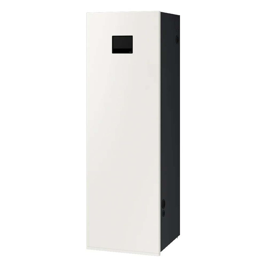 Immagine di Samsung EHS SPLIT R32 Sistema integrato composto da pompa di calore Inverter 4.4 kW e sistema ClimateHub S2 1 zona per riscaldamento, raffrescamento e produzione ACS AE040RXEDEG/EU+AE200DNWSPG/EU