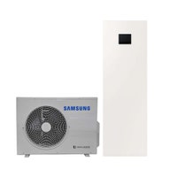 Immagine di Samsung EHS SPLIT R32 Sistema integrato composto da pompa di calore Inverter 4.4 kW e sistema ClimateHub S2 1 zona per riscaldamento, raffrescamento e produzione ACS AE040RXEDEG/EU+AE200DNWSPG/EU