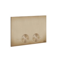 Immagine di Gessi TOTAL LOOK placca di finitura per TECE, finitura warm bronze brushed PVD 54617#726