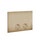 Gessi TOTAL LOOK placca di finitura per TECE, finitura warm bronze brushed PVD 54617#726