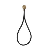 Immagine di Gessi Set doccia magnetico con presa acqua, doccetta anticalcare e flessibile Darkflex 150 cm, finitura warm bronze brushed PVD 63199#726