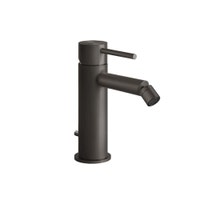 Immagine di Gessi 316 FLESSA miscelatore bidet, con scarico e flessibili di collegamento, finitura black metal brushed PVD 54007#707