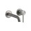 Immagine di Gessi 316 MECCANICA miscelatore lavabo a parete bocca media senza scarico, finitura steel brushed 54283#239