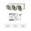 Immagine di Tecnosystemi PROAIR PACK CAB SILVER 3L kit per gestione multi-zona, con plenum in lamiera coibentata e 3 serrande motorizzate Ø 20 cm GAD400402
