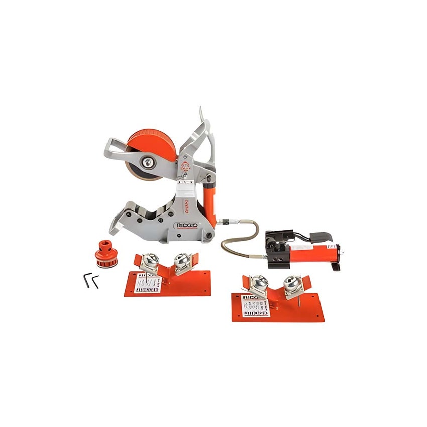 Immagine di Ridgid 760 FXP filettatrice 12-R 1/2" - 2" e 258 Tagliatubi 21/2" - 8" 71993+50767
